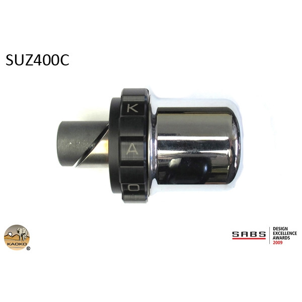 Kaoko Kaoko Throttle Stabilizer for the Suzuki AN650 Burgman Deluxe/Executive (with chromed bar weights)
